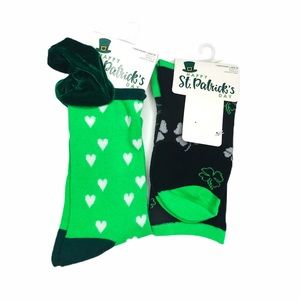 Crest Brands St Patricks Day Socks and Scrunchie